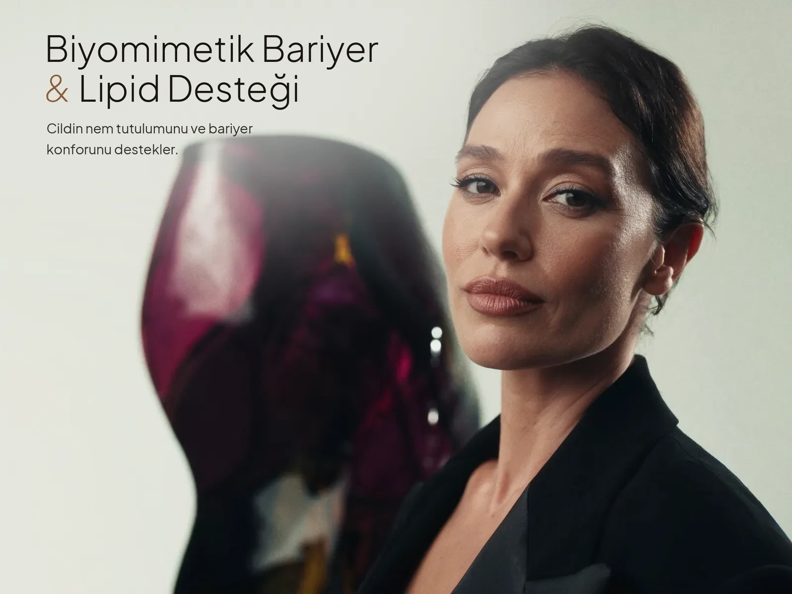 Biyomimetik bariyer ve lipit desteği