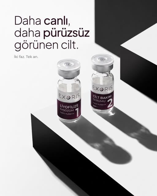 "Daha canlı, daha pürüzsüz görünen cilt" yazılı iki fazlı flakon görseli